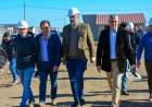 INSPECCIONARON EL AVANCE DE OBRA DE LAS 527 VIVIENDAS Y LA EXTENSIÓN DE LA AVENIDA LAFINUR
