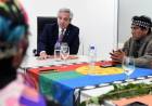 ALBERTO FERNÁNDEZ SE REUNIÓ CON REFERENTES DE COMUNIDADES MAPUCHES 