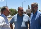 EL MINISTRO RODRÍGUEZ SAÁ RECORRIÓ OBRAS QUE LA PROVINCIA TIENE EN EJECUCIÓN