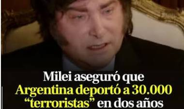 MILEI BUSCA EMPODERAR A LAS  FFAA  Y A LA SIDE 