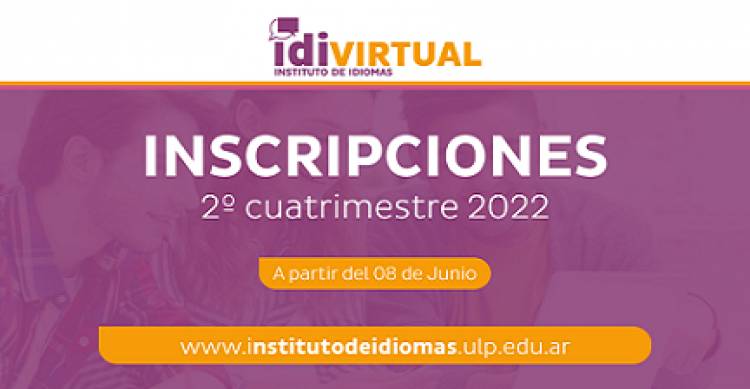 EL INSTITUTO DE IDIOMAS ABRE LAS INSCRIPCIONES PARA TODOS SUS CURSOS VIRTUALES