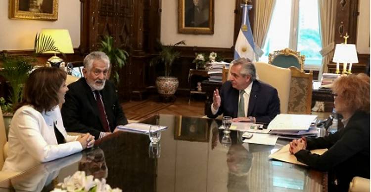 REUNIÓN DEL GOBERNADOR CON EL PRESIDENTE