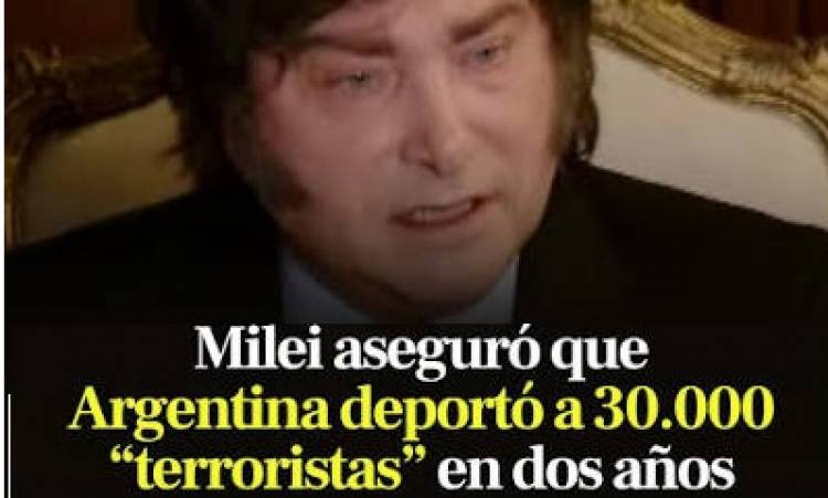 MILEI BUSCA EMPODERAR A LAS  FFAA  Y A LA SIDE 